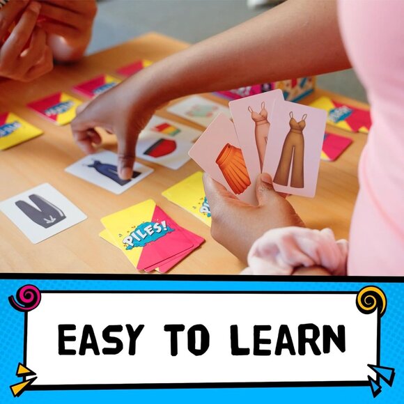 Piles Card Game Fun Family Game for Kids 8+ Adults Travel Party 10 Min - Picture 3 of 8